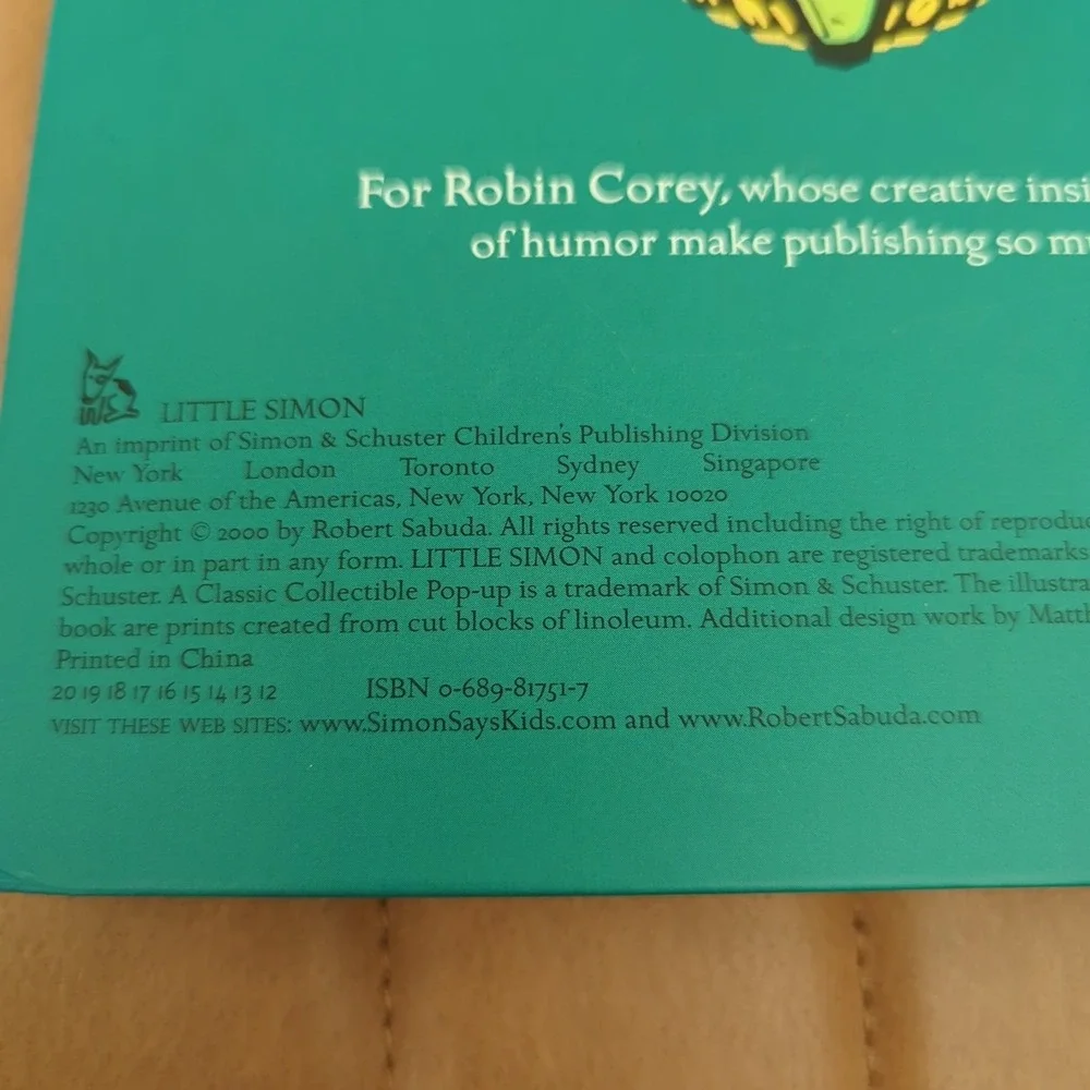 Wonderful‎ Wizard Oz Pop Up Book L. Frank Baum Robert Sabuda 2000 Wicked